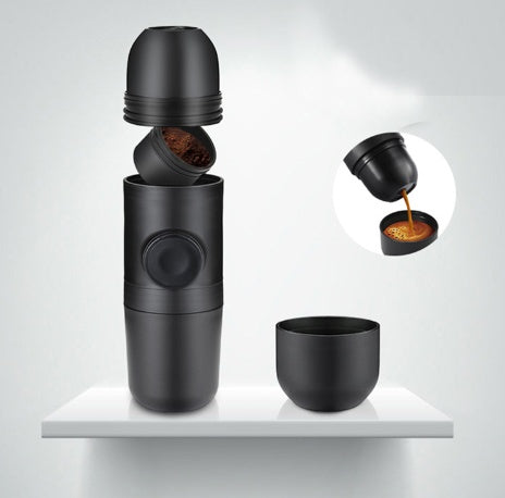 Compact Portable Mini Coffee Maker for Travel Use