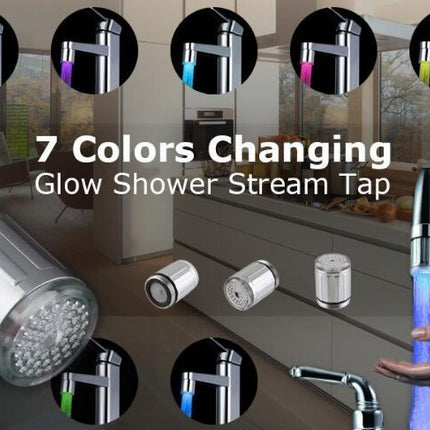 LED Faucet Light-Up Tap for Kitchen and Bathroom