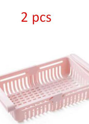 Refrigerator Storage Basket Stretchable Multifunction Kitchen Refrigerator Storage Box