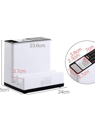 Tableware Storage Holders Kitchen Knife Plastic Storages Racks For Kitchen Convenience Cabinet Kitchen Gadgets