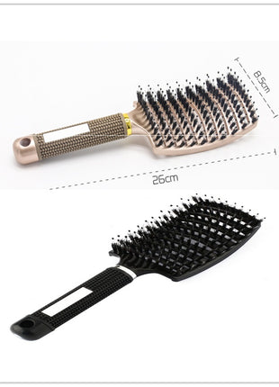 Hairbrush Anti Klit Brushy Haarborstel Women Detangler Hair Brush Bristle Nylon Scalp Massage  Teaser Hair Brush Comb