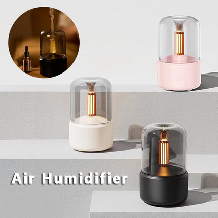 Portable USB Cool Mist Humidifier with LED Nightlight