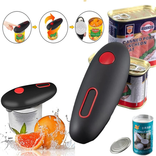 Automatic Electric Can Opener Portable One-Touch Kitchen Tool