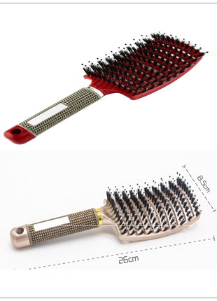 Hairbrush Anti Klit Brushy Haarborstel Women Detangler Hair Brush Bristle Nylon Scalp Massage  Teaser Hair Brush Comb
