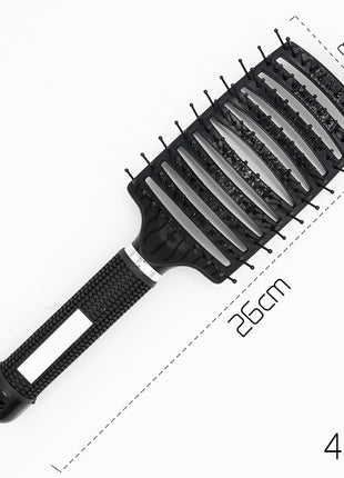 Hairbrush Anti Klit Brushy Haarborstel Women Detangler Hair Brush Bristle Nylon Scalp Massage  Teaser Hair Brush Comb