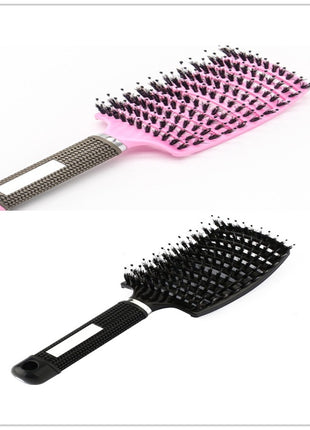 Hairbrush Anti Klit Brushy Haarborstel Women Detangler Hair Brush Bristle Nylon Scalp Massage  Teaser Hair Brush Comb