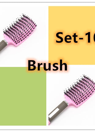 Hairbrush Anti Klit Brushy Haarborstel Women Detangler Hair Brush Bristle Nylon Scalp Massage  Teaser Hair Brush Comb
