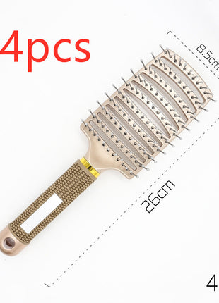 Hairbrush Anti Klit Brushy Haarborstel Women Detangler Hair Brush Bristle Nylon Scalp Massage  Teaser Hair Brush Comb