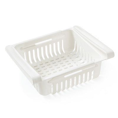 Refrigerator Storage Basket Stretchable Multifunction Kitchen Refrigerat