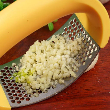EasyCrush™ Arc-Press Stainless Steel Garlic Masher