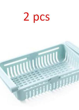 Refrigerator Storage Basket Stretchable Multifunction Kitchen Refrigerator Storage Box