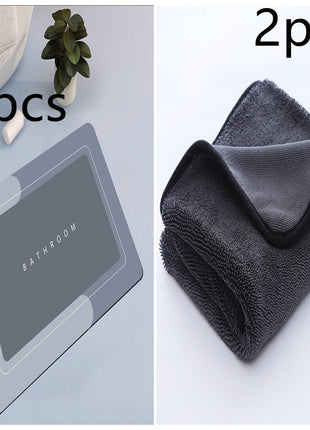 Bathroom Absorbent And Quick-drying Floor Mat