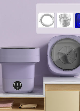 Mini Foldable Washing Machine Portable Mini Socks Underwear Panties Washing Machine Big Capacity 3 Models With Spinning Dry Gadgets