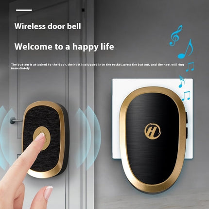 Wireless Waterproof Doorbell with Long-Range Remote Control