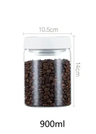 Vacuum Sealed Glass Storage Jar Set