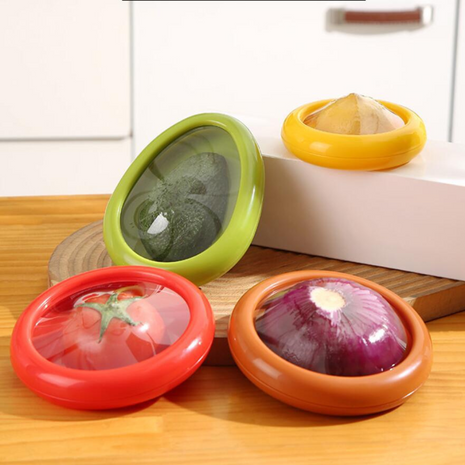 Reusable Food Savers – Colorful Silicone Covers