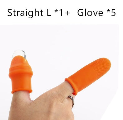Silicone Thumb Knife Finger Protector for Garden Cutting
