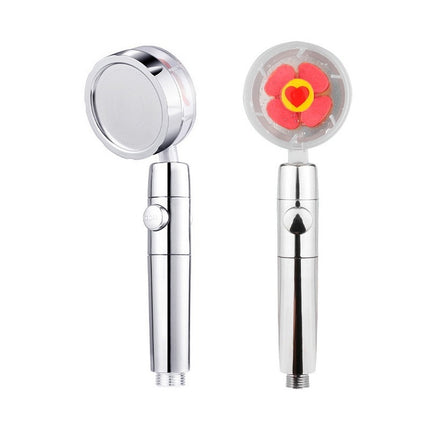 High Pressure Handheld Shower Head with Stop Button