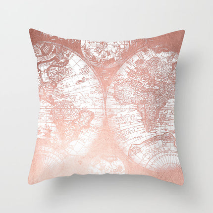 Pink sofa cushion cushion pillowcase — Organized Living