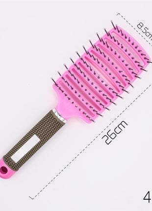 Hairbrush Anti Klit Brushy Haarborstel Women Detangler Hair Brush Bristle Nylon Scalp Massage  Teaser Hair Brush Comb