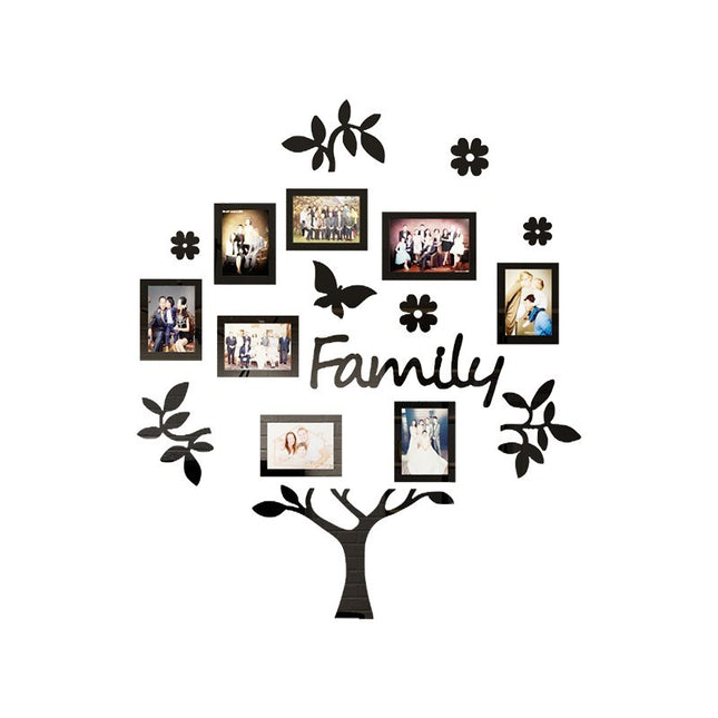 Photo frame tree 3d wall sticker — Effortless Cleaning