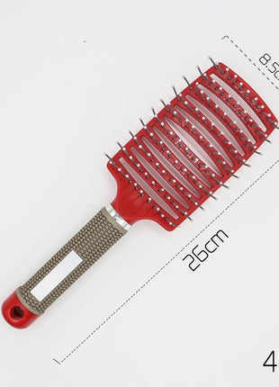 Hairbrush Anti Klit Brushy Haarborstel Women Detangler Hair Brush Bristle Nylon Scalp Massage  Teaser Hair Brush Comb