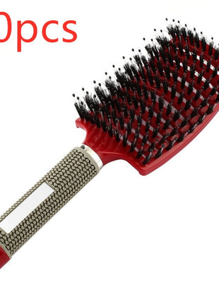 Hairbrush Anti Klit Brushy Haarborstel Women Detangler Hair Brush Bristle Nylon Scalp Massage  Teaser Hair Brush Comb