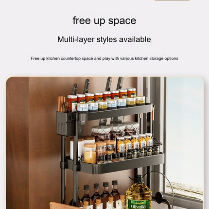 Kitchen Rack For Seasoning Multi-layer Storage Kitchen Supplies