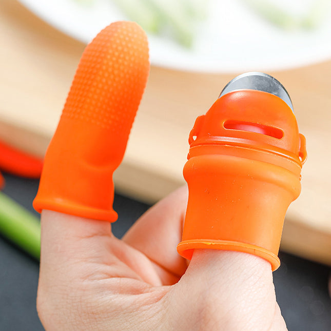 Silicone Thumb Knife Finger Protector for Garden Cutting
