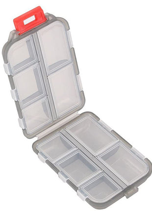 Travel Pill Case – 10-Compartment Vitamin & Medicine Storage Box