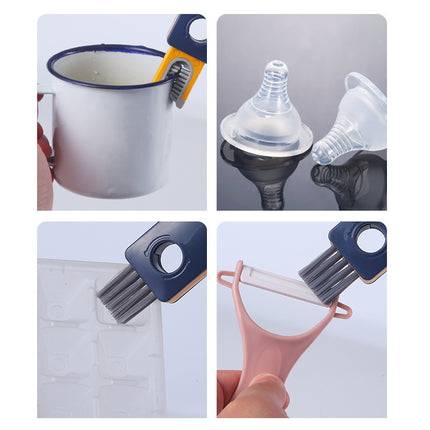 Bottle & Cup Cleaning Brush Set – Multifunctional U-Shaped Silicone Gap Cleaner