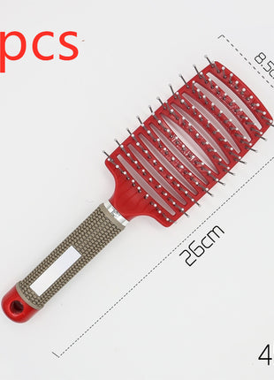 Hairbrush Anti Klit Brushy Haarborstel Women Detangler Hair Brush Bristle Nylon Scalp Massage  Teaser Hair Brush Comb