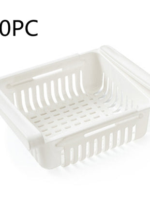 Refrigerator Storage Basket Stretchable Multifunction Kitchen Refrigerator Storage Box