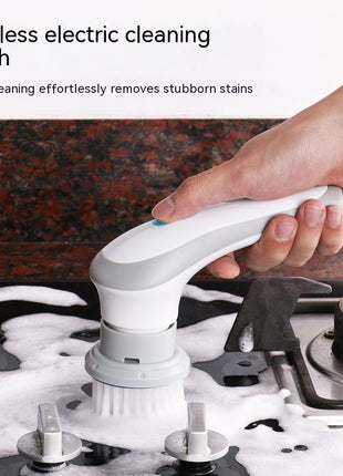 Electric Cleaning Brush 4 In 1 Spinning Scrubber Handheld Electric Cordless Cleaning Brush Portable