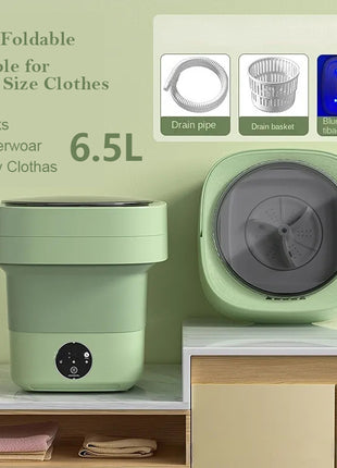 Mini Foldable Washing Machine Portable Mini Socks Underwear Panties Washing Machine Big Capacity 3 Models With Spinning Dry Gadgets