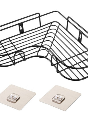 Punch-Free Wall Mount Tripod Shelf for Bathroom & Kitchen