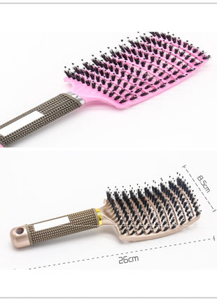 Hairbrush Anti Klit Brushy Haarborstel Women Detangler Hair Brush Bristle Nylon Scalp Massage  Teaser Hair Brush Comb