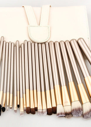 Spot Detonating 121824, White Make-up, White Make-up Brush, 24 Make-up And Brush Suits For Portable Beauty And Makeup Tools
