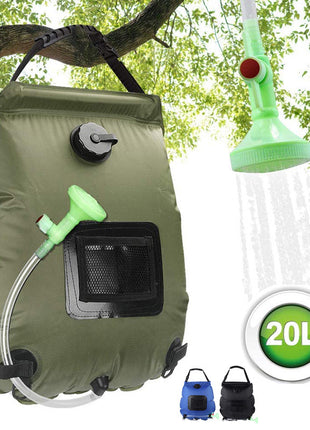 Outdoor Solar Water Bag – 20L Portable Camping Shower