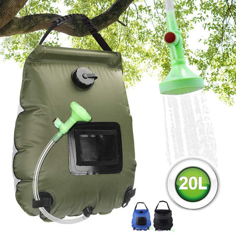 Outdoor Solar Water Bag – 20L Portable Camping Shower