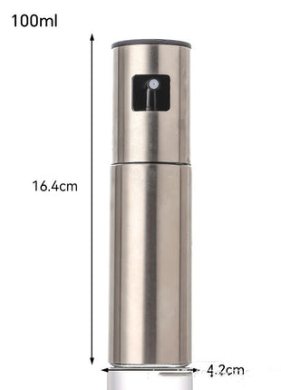 Stainless Steel Oil Spray Bottle – Press Pump Cooking & BBQ Gadget