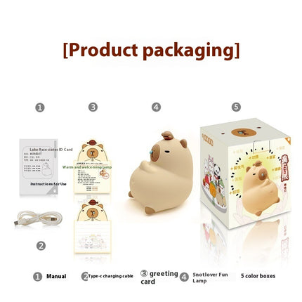 Colorful Timing Atmosphere Silicone Light - USB Rechargeable LED