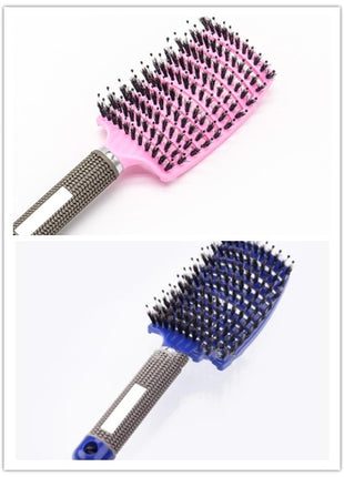 Hairbrush Anti Klit Brushy Haarborstel Women Detangler Hair Brush Bristle Nylon Scalp Massage  Teaser Hair Brush Comb