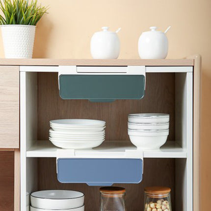 Under Desk Kitchen Drawer Organizer Shelf for Utensils