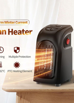 Winter Air Heater Fan Heater Electric Home Heaters Mini Room Air Wall Heater Ceramic Heating Warmer Fan For Home Office Camping