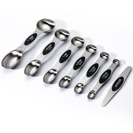 Stainless Steel Magnetic Double Head Measuring Spoon Set