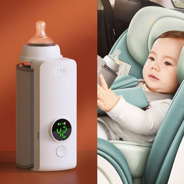 Portable USB Rechargeable Wireless Baby Bottle Warmer Sleeve