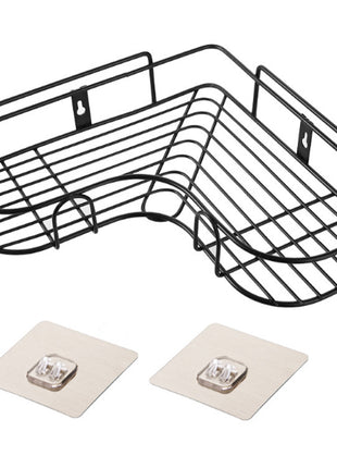 Punch-Free Wall Mount Tripod Shelf for Bathroom & Kitchen