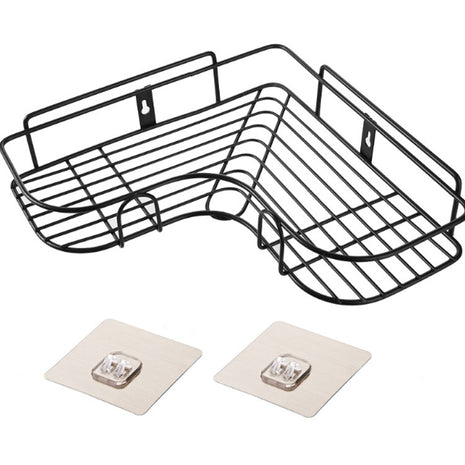 Punch-Free Wall Mount Tripod Shelf for Bathroom & Kitchen