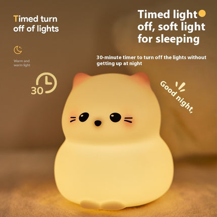 Colorful Timing Atmosphere Silicone Light - USB Rechargeable LED